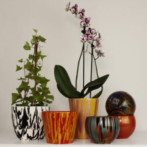 Flower Cover Pots - Pouring serie